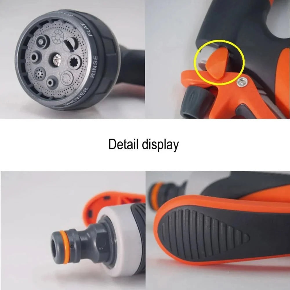 Watering Gun with 8 Spray Modes, Garden Hose Spray Gun, Hose Nozzle and Hose Attachment for Garden Watering_03