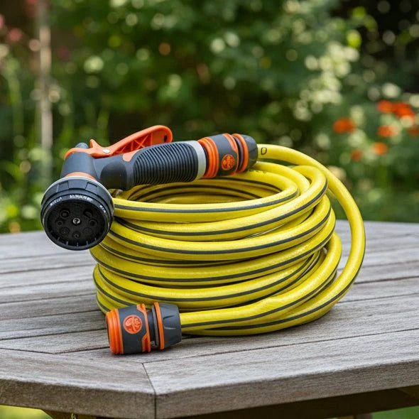Hose Spray Head with 8 Modes, Watering Gun for Garden and Lawn, Hosepipe Spray Gun, Hose Attachment for Car Washing