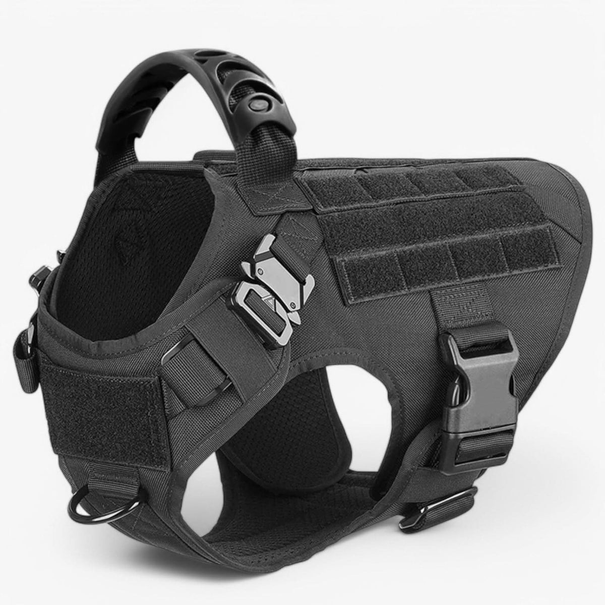 Tactical Dog Harness with Handle, Escape Proof Dog Harness for Small and Large Dogs, Padded Reflective Dog Vest_05
