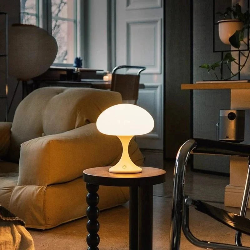 Jellyfish Table Lamp, Bedside Lamp for Bedroom and Living Room