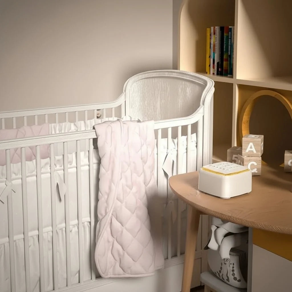 White Noise Machine for Sleeping, Portable Sleep Sound Machine for Nursery and Travel, Sleep Aid with Nature Sounds