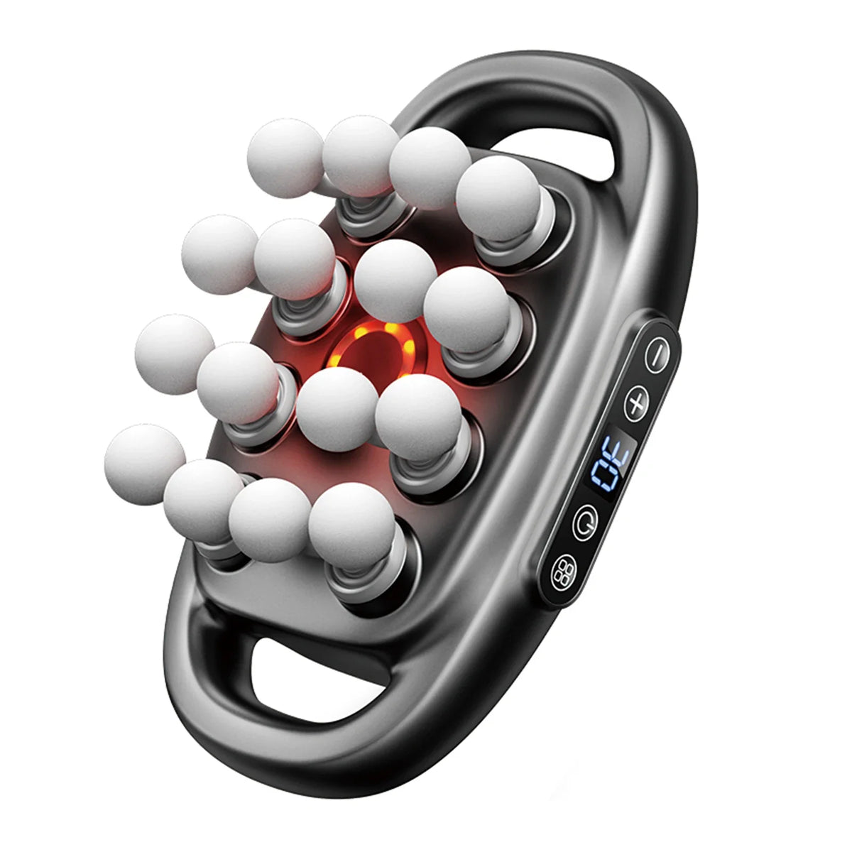 Back Massager with 16 Rotating Nodes, Deep Tissue Massager with Heat – image 7