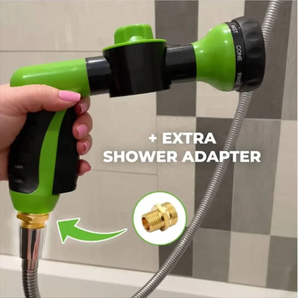 Pet Bath Sprayer, Dog Shower with 360 Spray Head and 3 Foam Levels, Dog Wash Sprayer for Bathing Dogs, Dog Bath_05