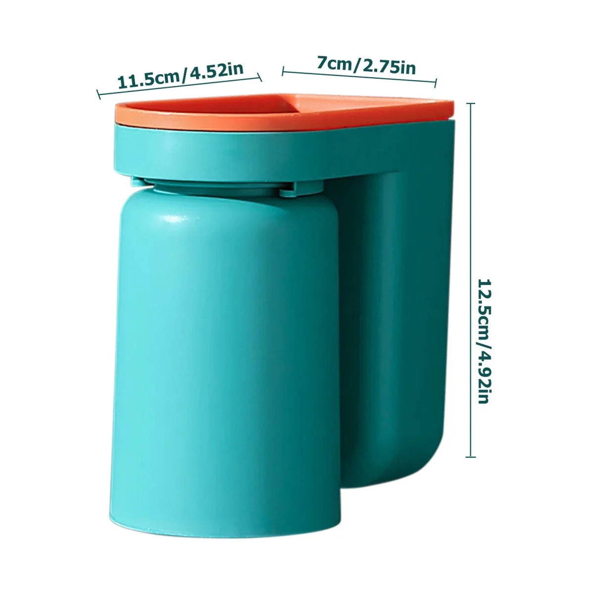 Wall Mounted Toothbrush Holder, No Drill Toothbrush Holders for Bathroom Storage, Space Saving Bathroom Accessories_10