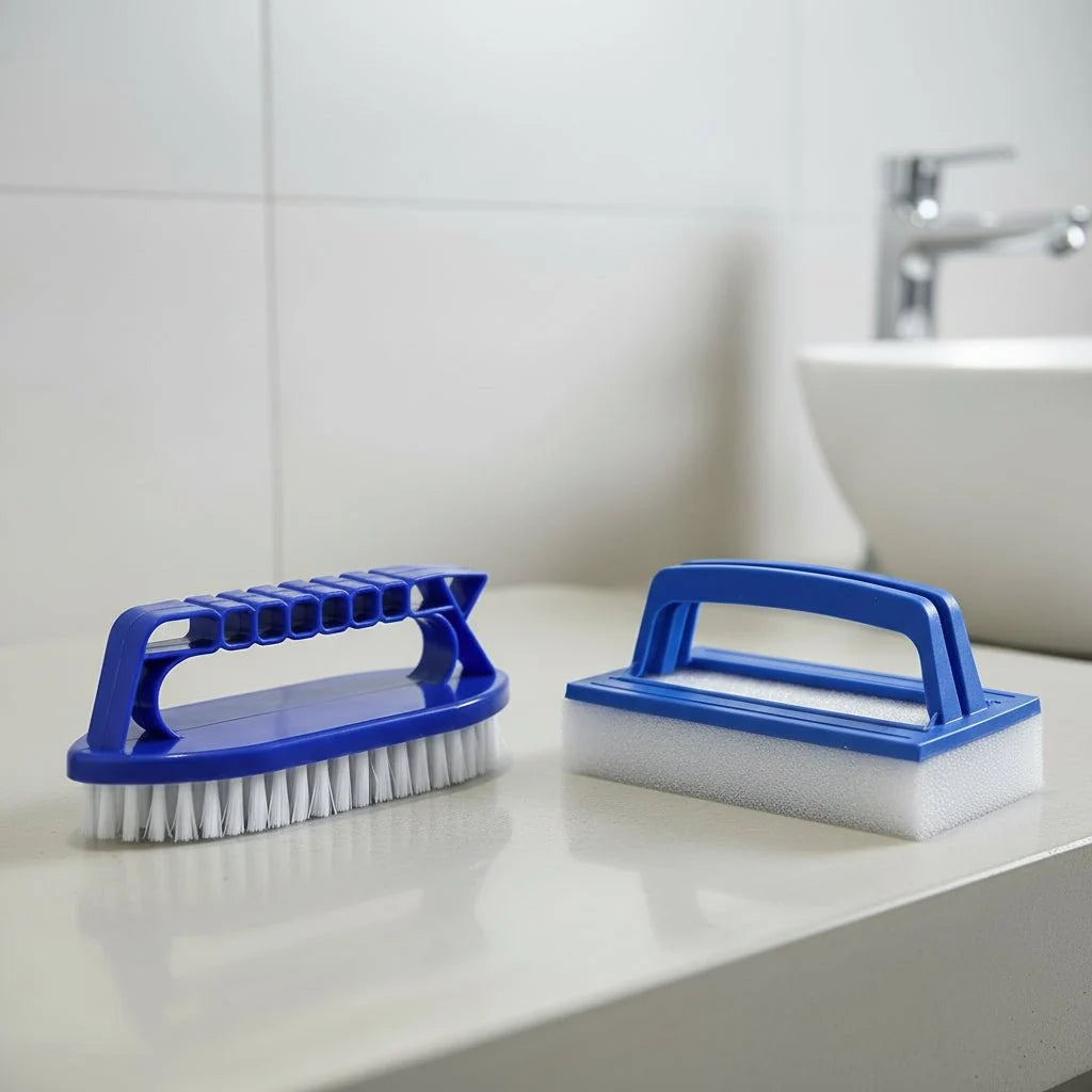 Pool Cleaning Brush 2 in 1 for Walls and Floor, Swimming Pool Brushes for Algae and Dirt, Pool Wall Brush Head
