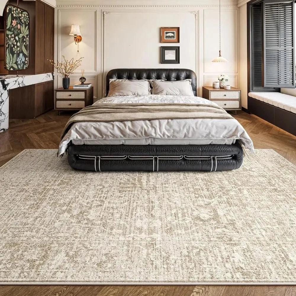 Large Rug for Living Room, Soft Chenille Bedroom Rug