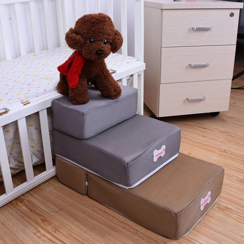 Dog Steps for Bed, Dog Sofa Steps, Dog Stairs with Washable Cover for Small Dogs and Cats_05
