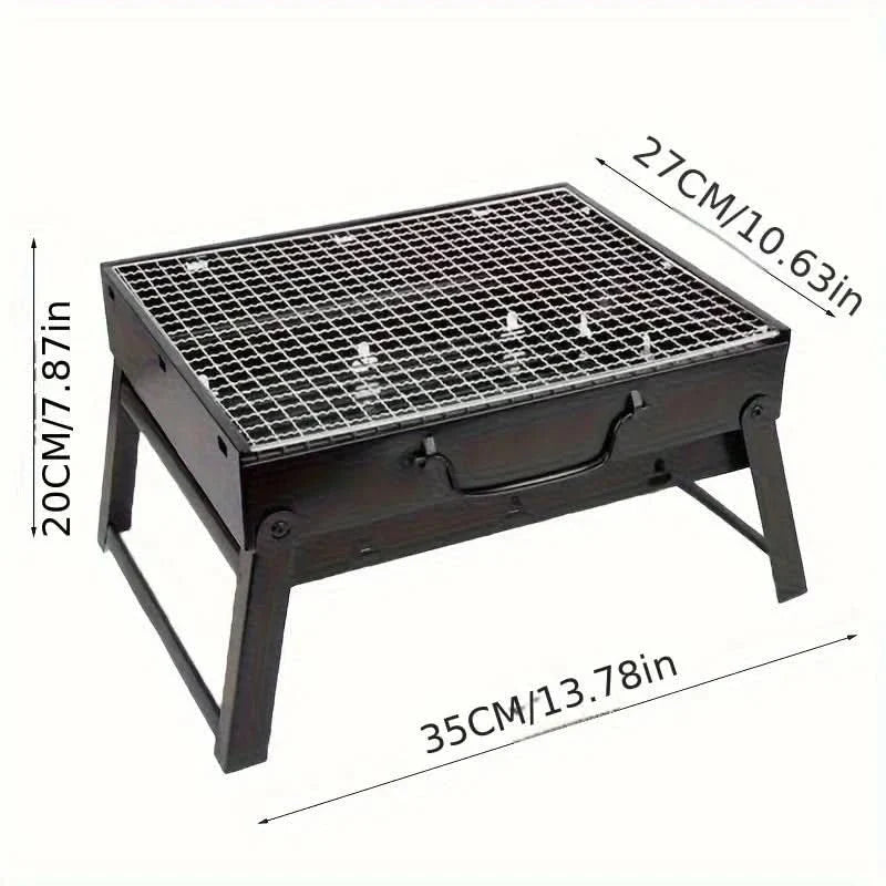Charcoal BBQ, Camping Barbecue Grill – image 6