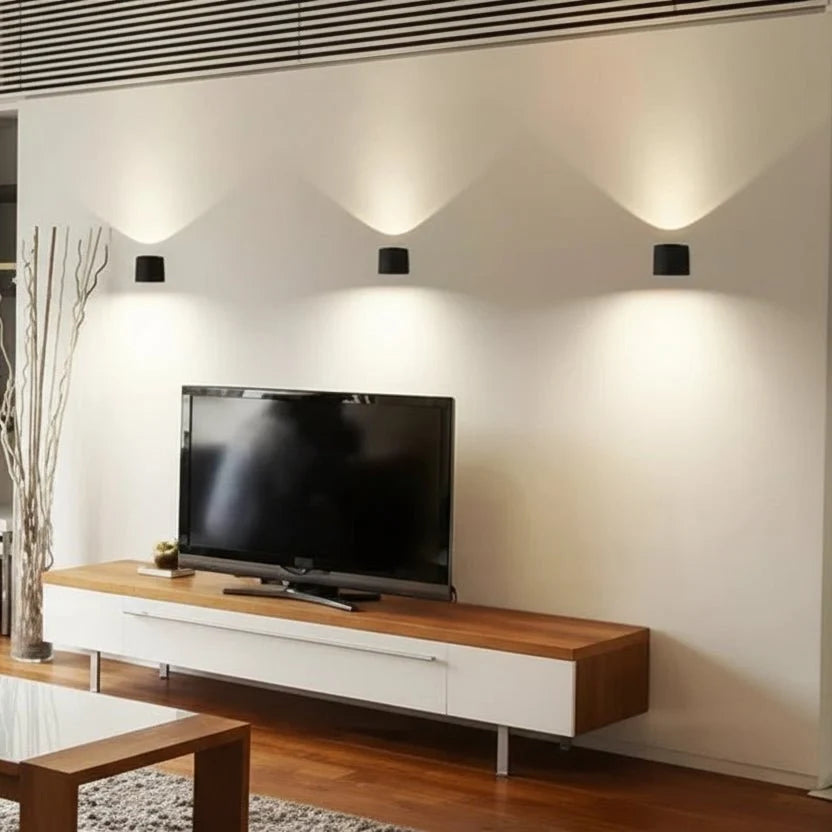 Wireless Wall Light Indoor, LED Wall Lights with Warm Light for Bedroom and Hallway, Modern Wall Sconce_06