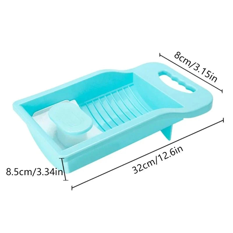 Washboard for Clothes, Anti Slip Washing Board for Hand Washing Clothes and Socks, Plastic Laundry Washboard_08