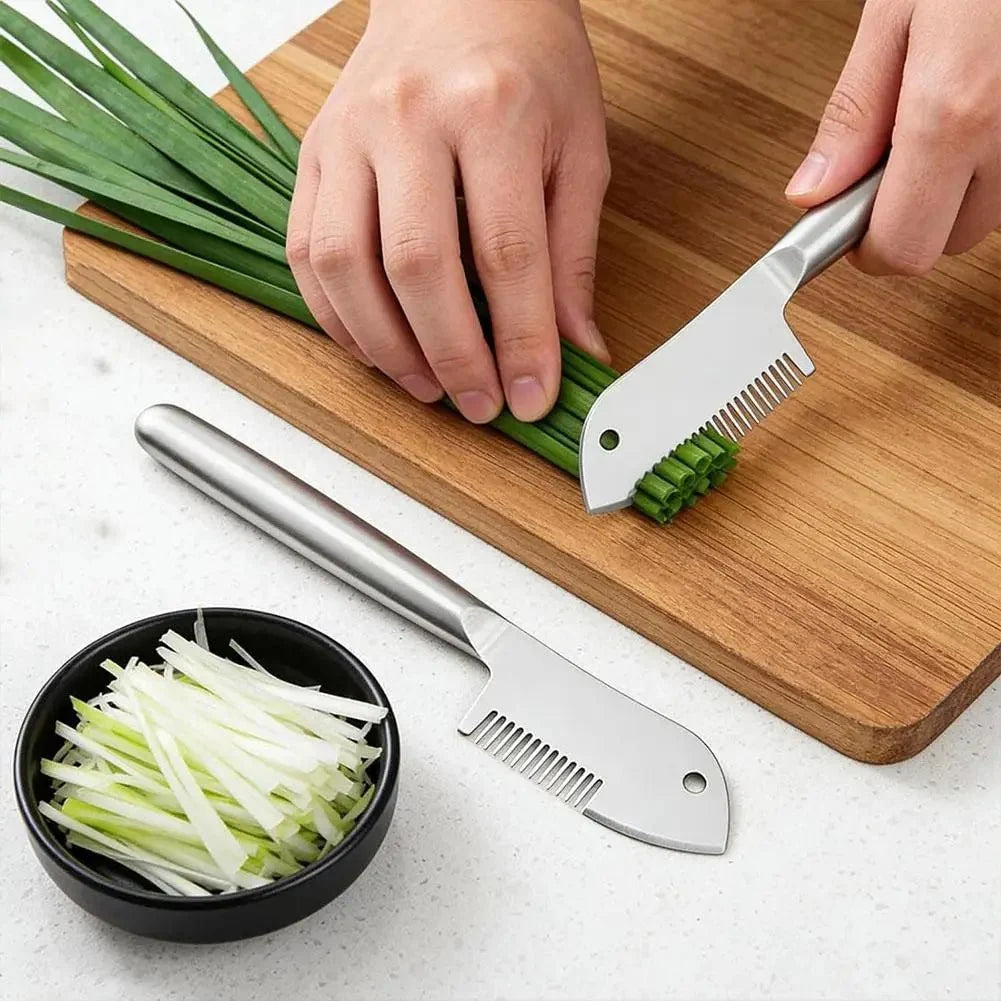 Vegetable Chopper, Stainless Steel Onion Chopper with Handle, Manual Food Chopper, Kitchen Utensils for Carrots_04