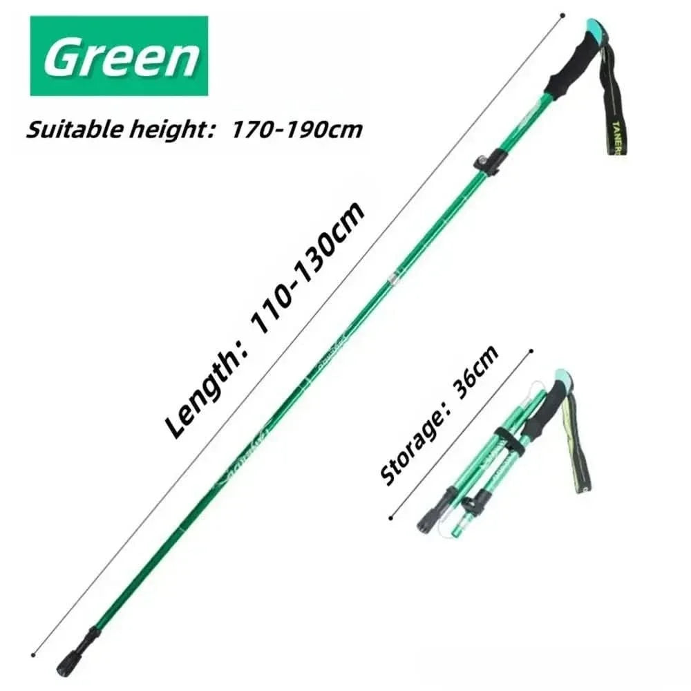 Adjustable Trekking Pole, Telescopic Hiking Pole in Aluminium or Carbon, Folding Walking Stick, Nordic Walking Pole_16
