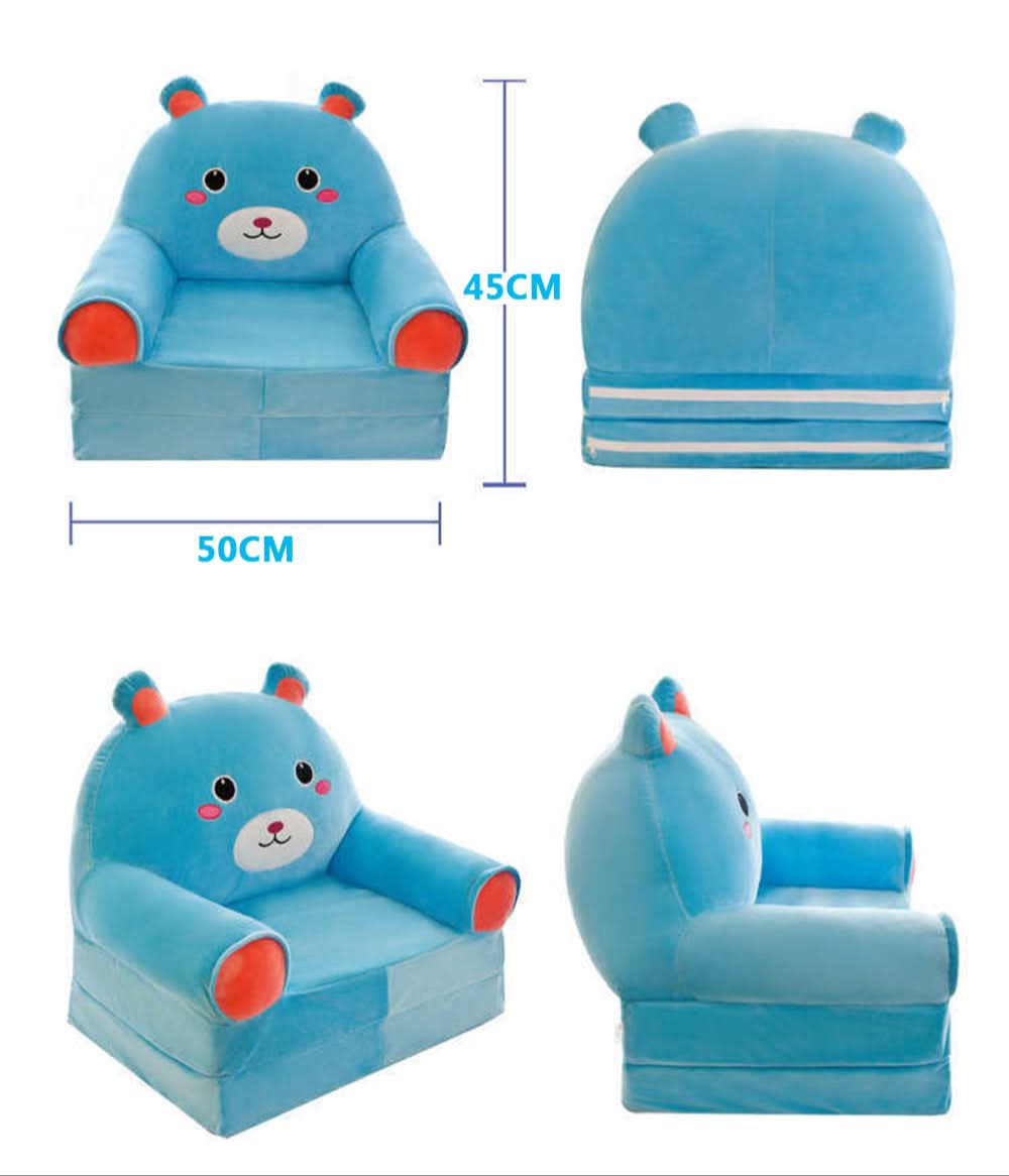 Foldable Childrens Bench in Animal Shape, Nursery Furniture for Kids Room – image 21
