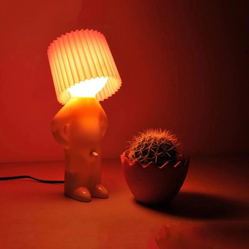 Small Table Lamp with Wobble Design, LED Lamp for Living Room and Children's Room, Cute Ambient Lighting_02