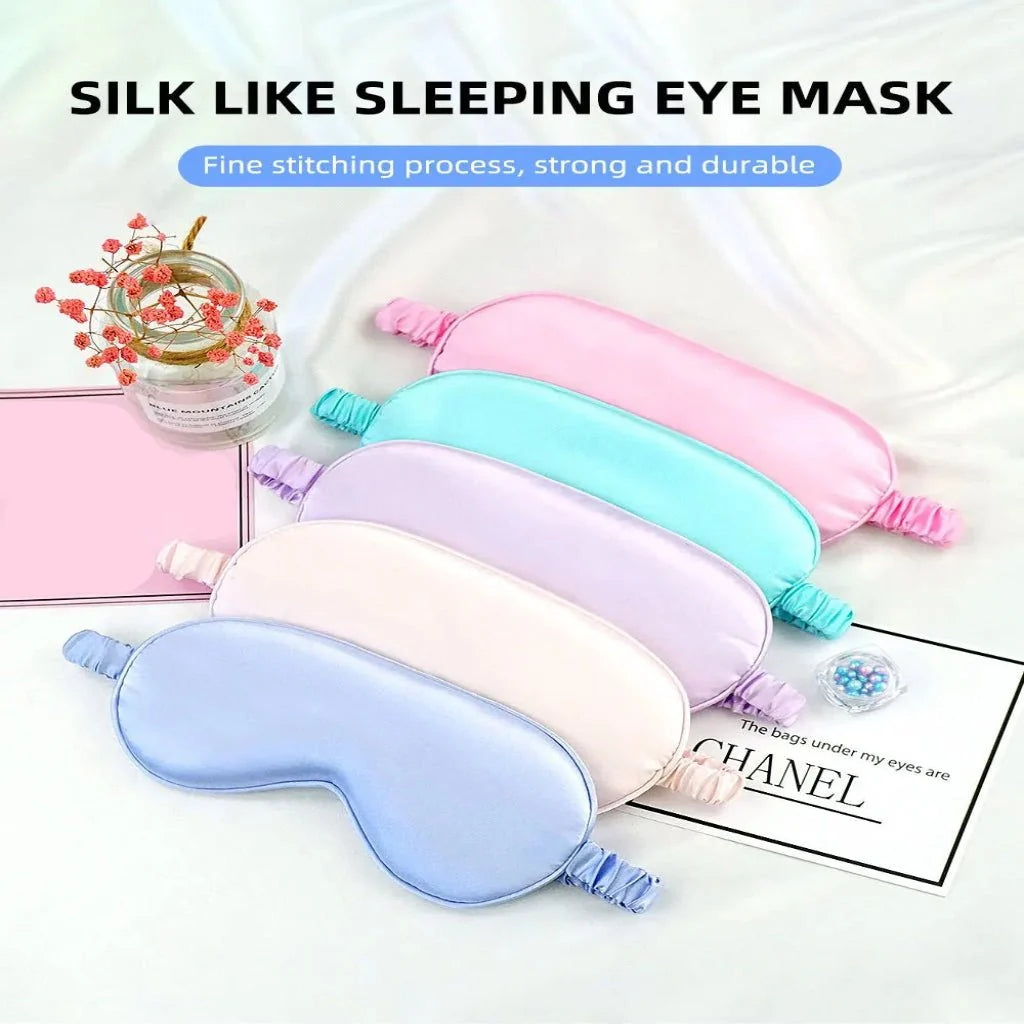 Eye Mask for Sleeping, Lightweight Silky Sleep Mask, Adjustable Sleep Mask for Travel and Meditation_15