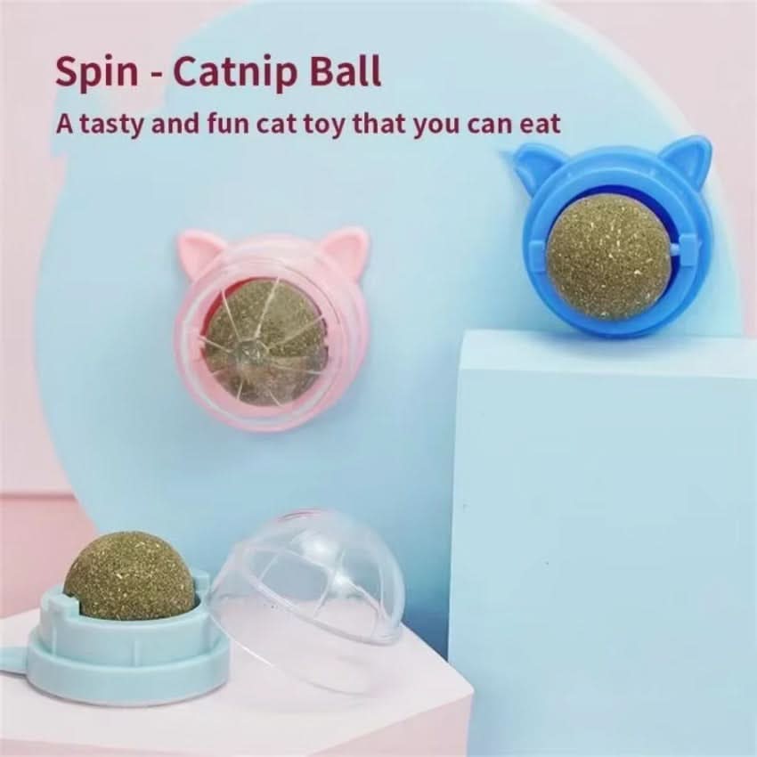 Catnip Toys for Cats, Interactive Cat Toys with 360 Degree Rotating Ball, Wall Mounted Kitten Toys for Indoor Cats_06