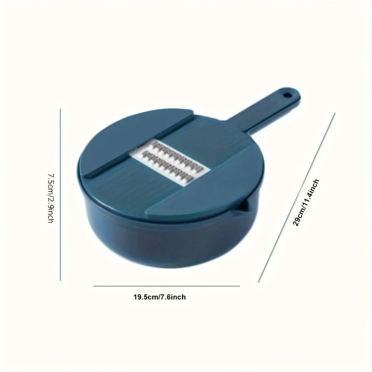 Vegetable Slicer 9 in 1, Kitchen Slicer for Vegetables and Potatoes, Potato Slicer with Stainless Steel Blades_06