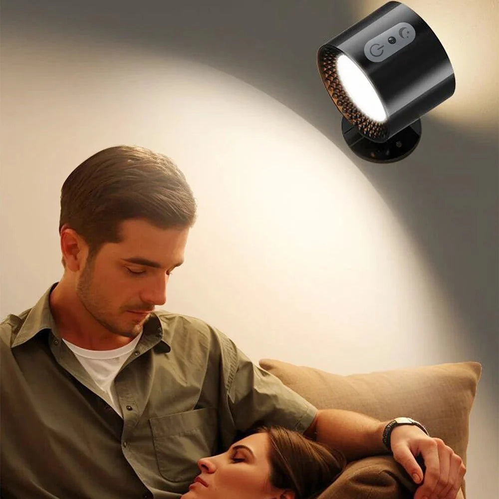 Wireless Wall Light Indoor, LED Wall Lights with Warm Light for Bedroom and Hallway, Modern Wall Sconce_08