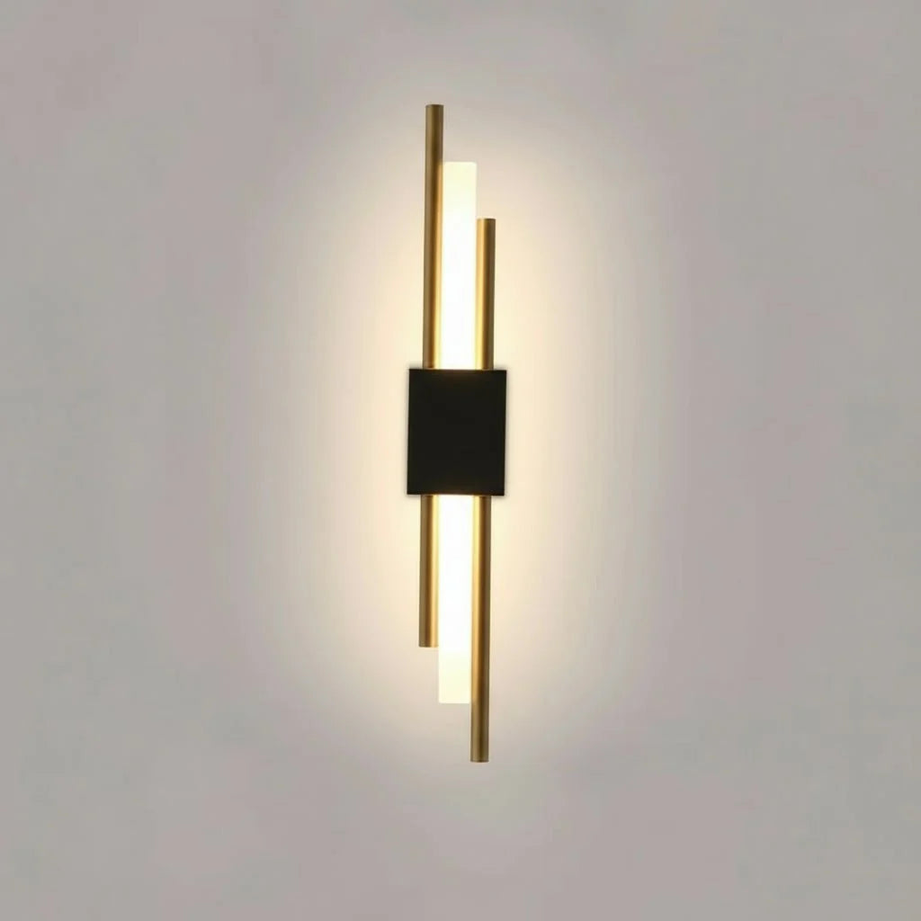 Wall Lights for Living Room, Modern LED Wall Light Dimmable, Wall Lamp in Black or Gold with 3 Colour Temperatures_02