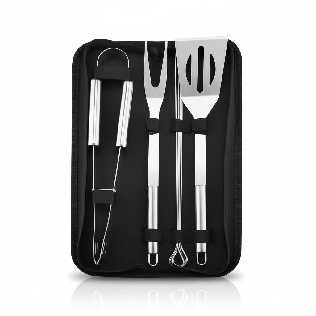 Stainless Steel BBQ Tools, Barbecue Tool Set with Carry Bag, BBQ Accessories, BBQ Utensils Set 3 to 20 Piece_11
