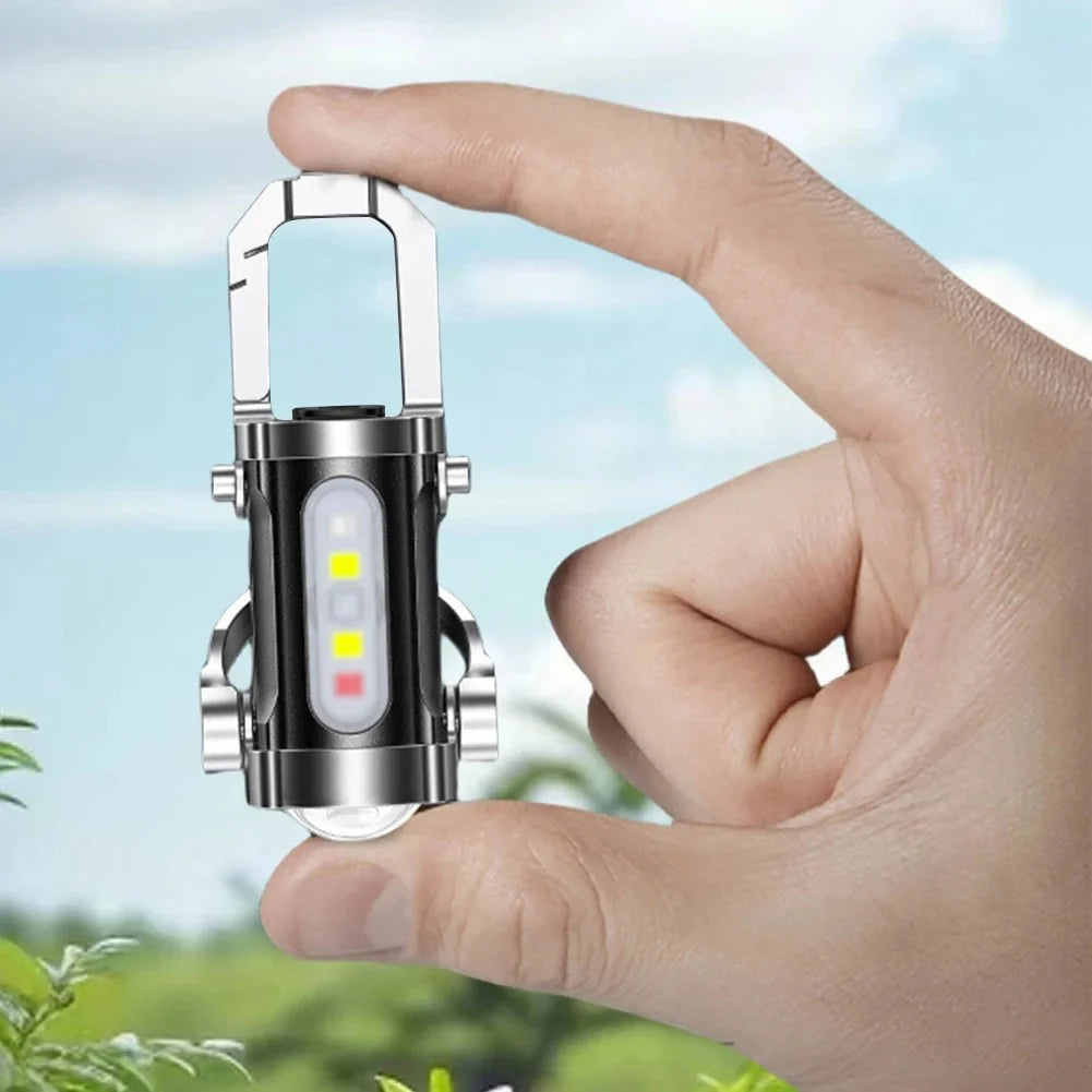 Rechargeable Torch, Mini LED Torch Keyring, Small Torch with Multiple Light Modes, Keychain Flashlight for Pocket_02