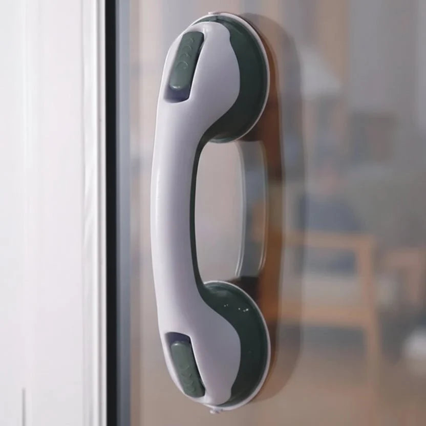 Suction Grab Handle for Bathroom, Shower Grab Bar with Suction Cup Mounting, Bath Handle for Toilet Area and Tiles_00