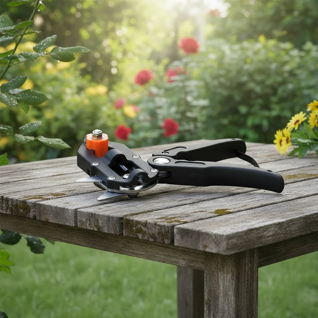 Grafting Tool with 3 Blades, Fruit Tree Grafting Tool, Garden Cutter for Vines and Shrubs, Ergonomic Tool for Grafting_00