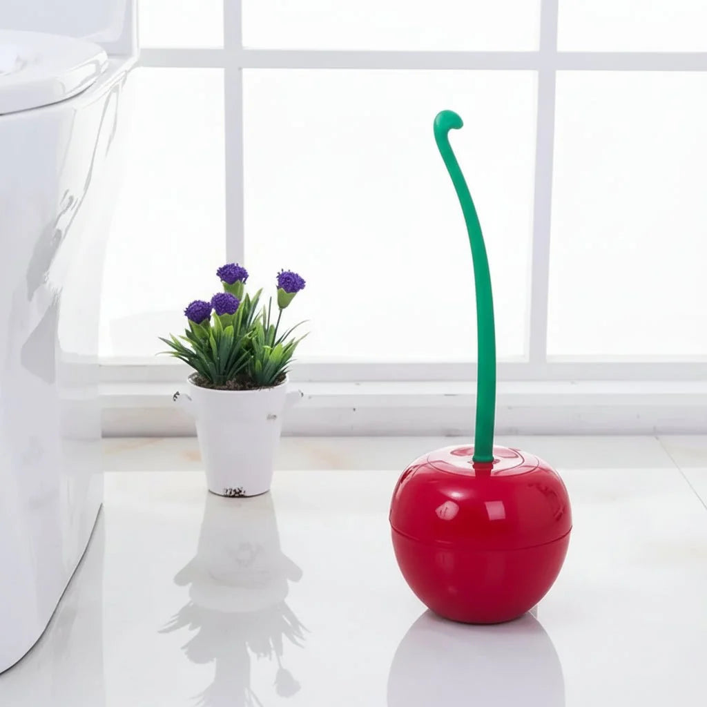 Toilet Brush with Holder, Modern Loo Brush and Holder Set, Bathroom Accessories for Toilet Cleaning