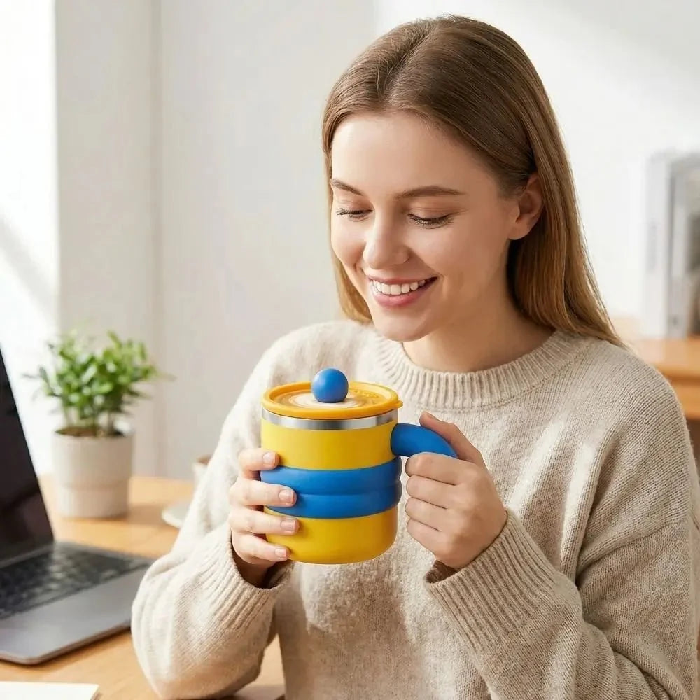 Insulated Travel Mug, Stainless Steel Coffee Cup and Tumbler for Hot and Cold Drinks, Cute Coffee Mug for Office_03