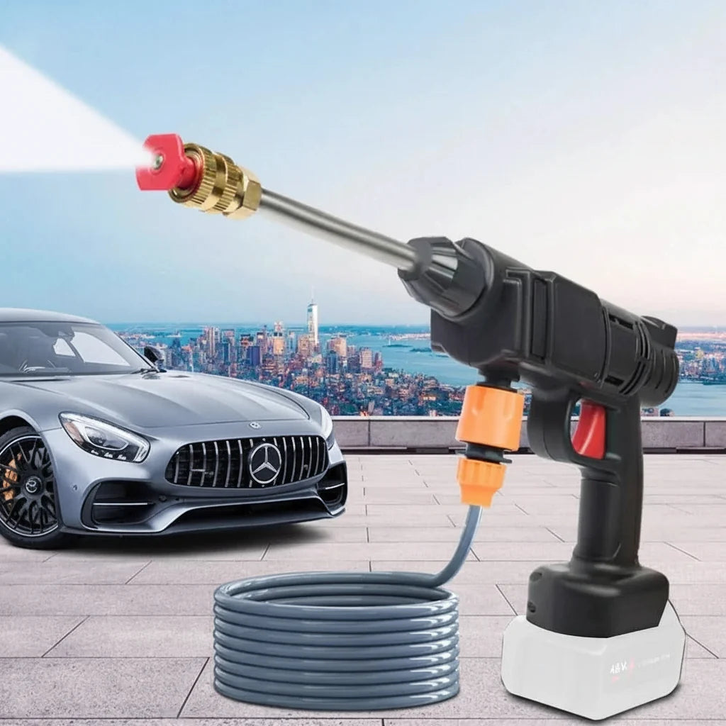 Car Washer, Cordless Pressure Washer with Battery, Portable Power Washer for Patio and Garden, Cordless Jet Wash