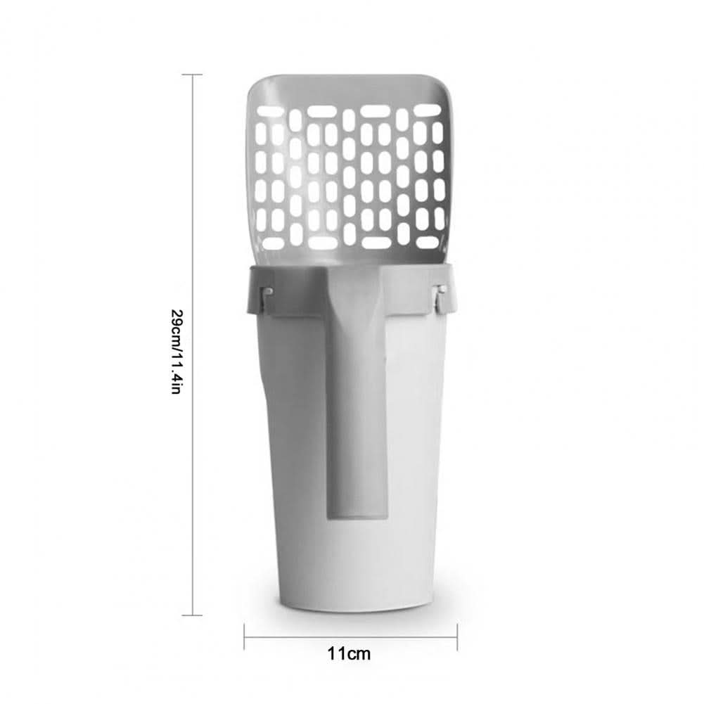 Cat Litter Scoop with Container, Cat Litter Scooper with Sieve, Litter Tray Scoop for Hygienic Cleaning_07