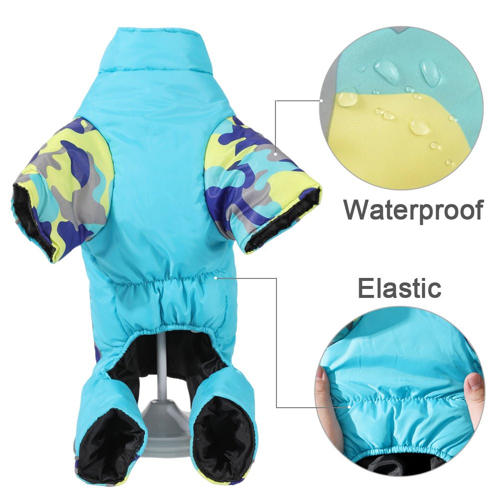 Dog Coat for Winter, Warm Winter Jacket for Dogs with Reflective Stripes, Water Repellent Dog Raincoat, Dog Clothes_13