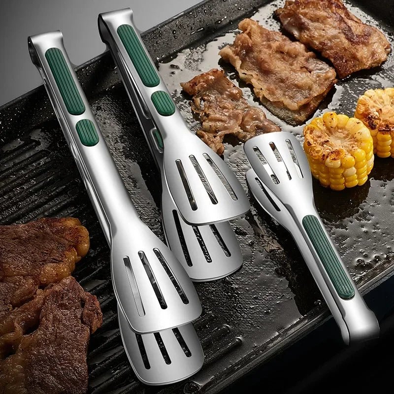 Metal Tongs for Buffet and Salad Serving, Small Tongs for Bread