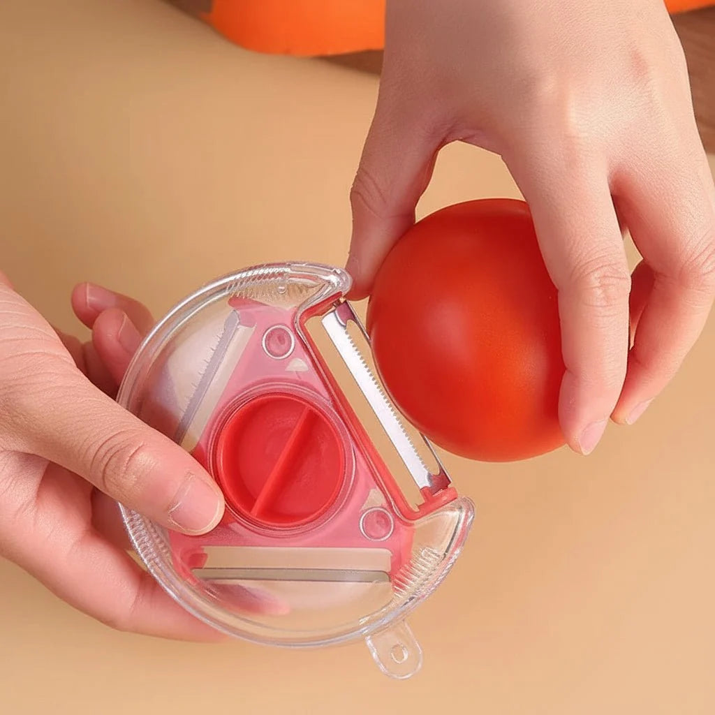 Potato Peeler 3 in 1, Julienne Peeler and Vegetable Slicer, Stainless Steel Kitchen Peeler for Fruit and Veg_08