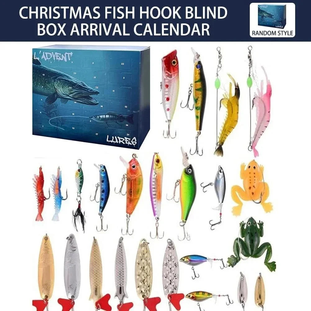 Fishing Advent Calendar with 24 Different Baits – image 4