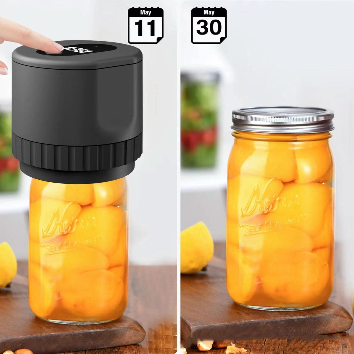 Vacuum Sealer for Jars, Portable Food Vacuum Sealer Rechargeable, Electric Vacuum Sealing Machine for Bottles and Cans_02