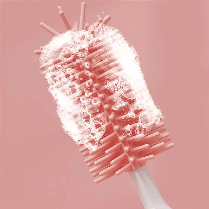 Bottle Brush for Baby Bottles, Silicone Bottle Cleaning Brush for Teats, Newborn Bottle Brush and Baby Essentials_07