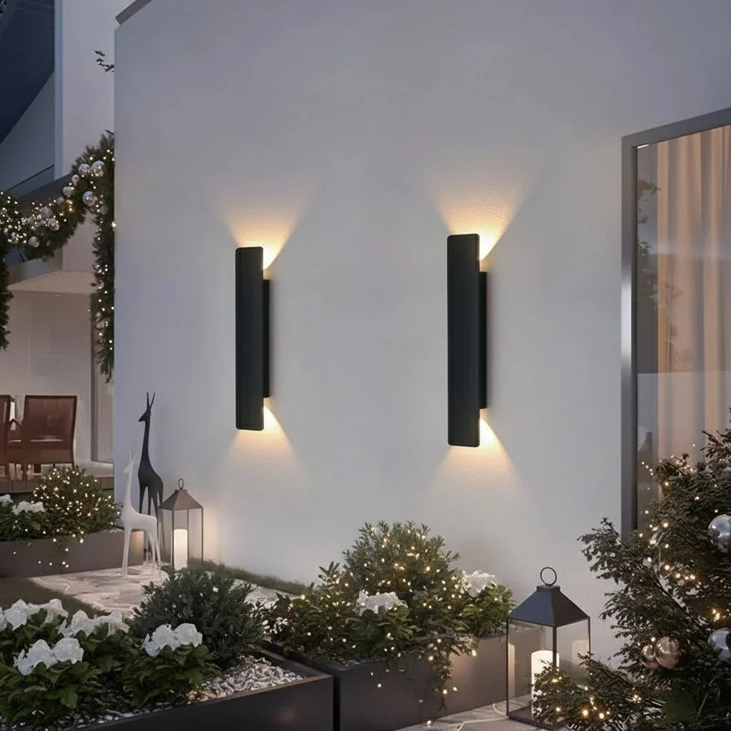 Outdoor Wall Lights, Waterproof LED Exterior Wall Light for Indoor and Outdoor Lighting, Modern Aluminium Wall Lamp