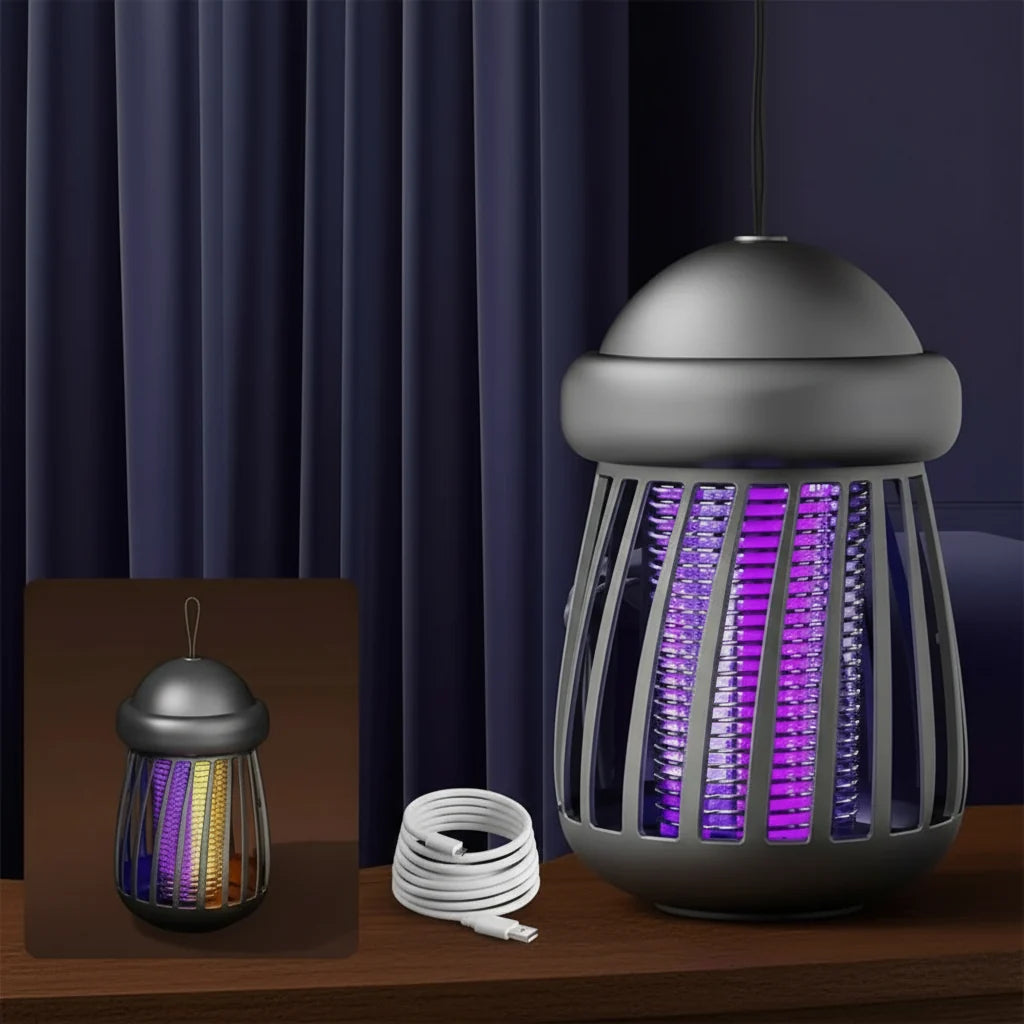 Electric Fly Killer Rechargeable, Mosquito Killer Lamp for Outdoor – image 12