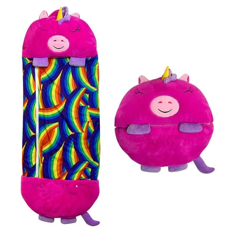 Kids Sleeping Bag, 2 in 1 Cuddle Toy and Plushie, Animal Sleeping Bag for Sleepovers, Plush Toys for Ages 3 to 8_06