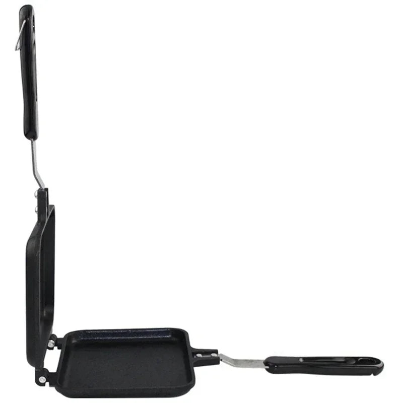 Double Sided Non Stick Frying Pan, Hob Toastie Maker, Sandwich Toaster, Panini Press, Camping Pan for Toast and Eggs_03