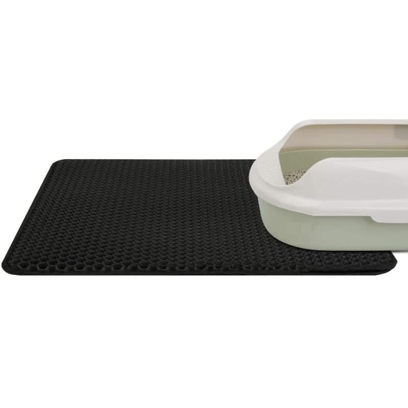 Cat Litter Mat, Non Slip Litter Tray Mat with Waterproof Double Layer, Litter Box Mat for Cats_04