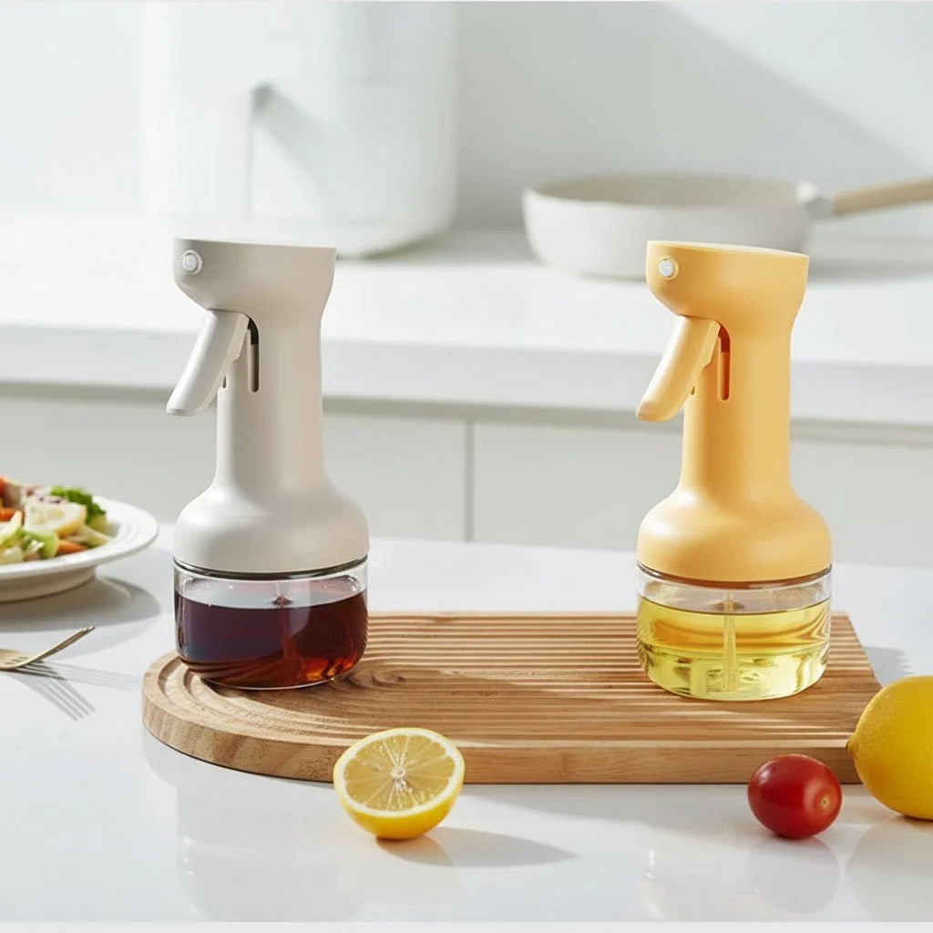 Olive Oil Spray Bottle 280 ml or 450 ml, Glass Oil Sprayer for Cooking, Oil Dispenser for Salad, Kitchen Gadgets_02