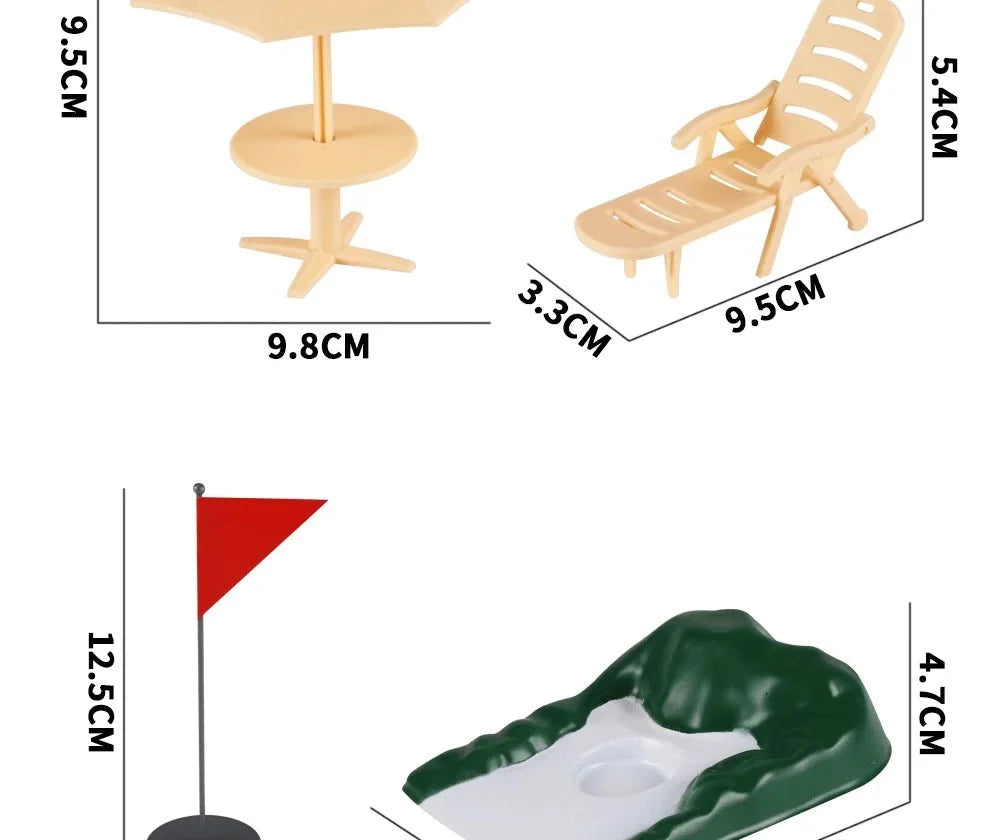 Indoor Mini Golf Set, Indoor Crazy Golf Putting Game for Kids and Adults, Party Games for Family Game Night_05