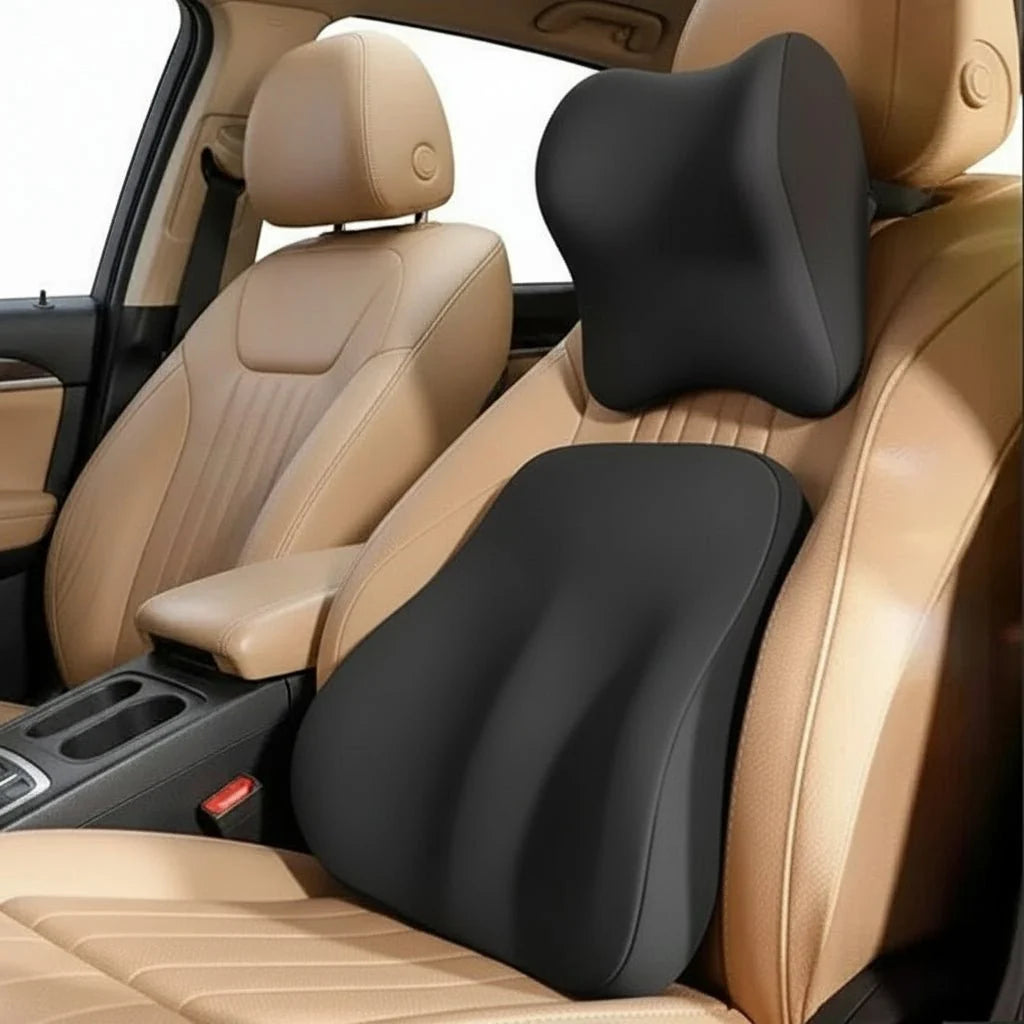Travel Neck Pillow for Car, Memory Foam Neck Support Pillow – image 8