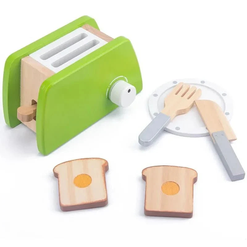 Toy Kitchen Accessories, Wooden Toy Coffee Machine or Toaster, Wooden Toys for Role Play, Toy Kitchenware_08