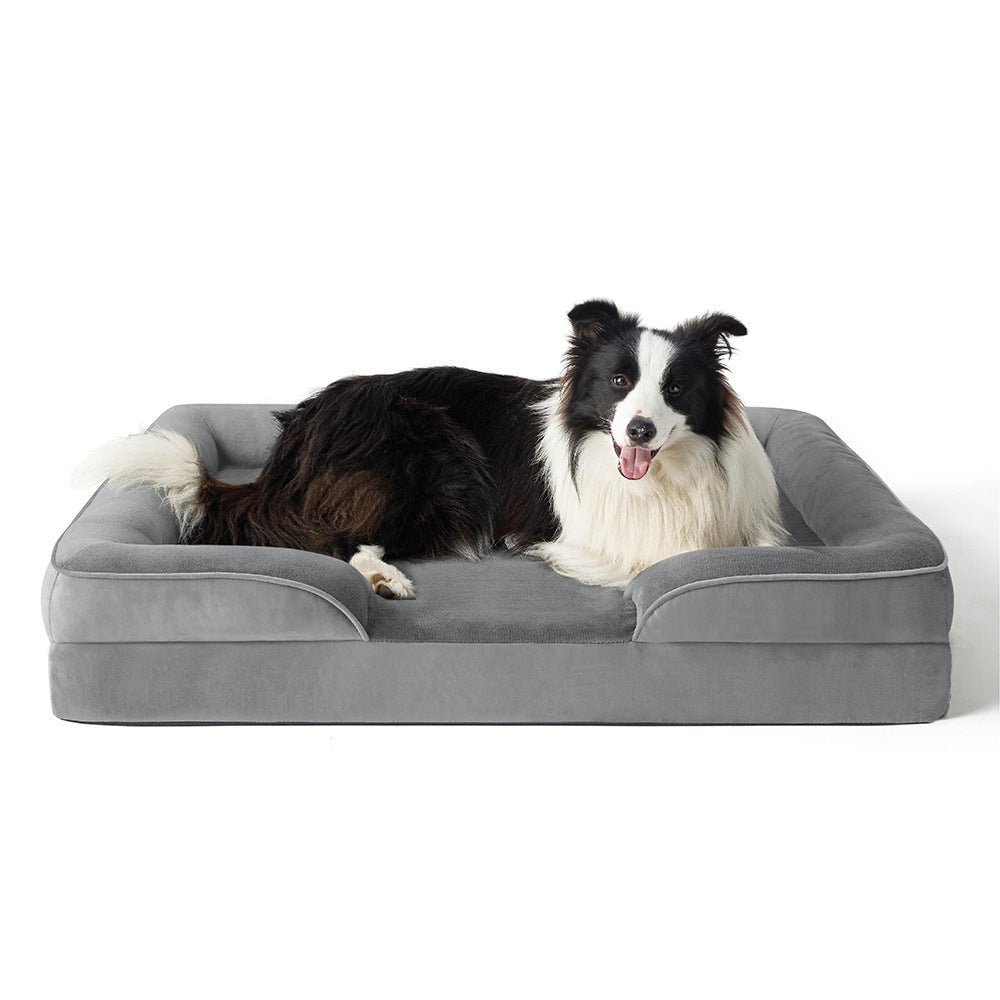 Orthopedic Dog Bed with Cover, Washable Velvet Dog Mattress in 3 Sizes – image 7