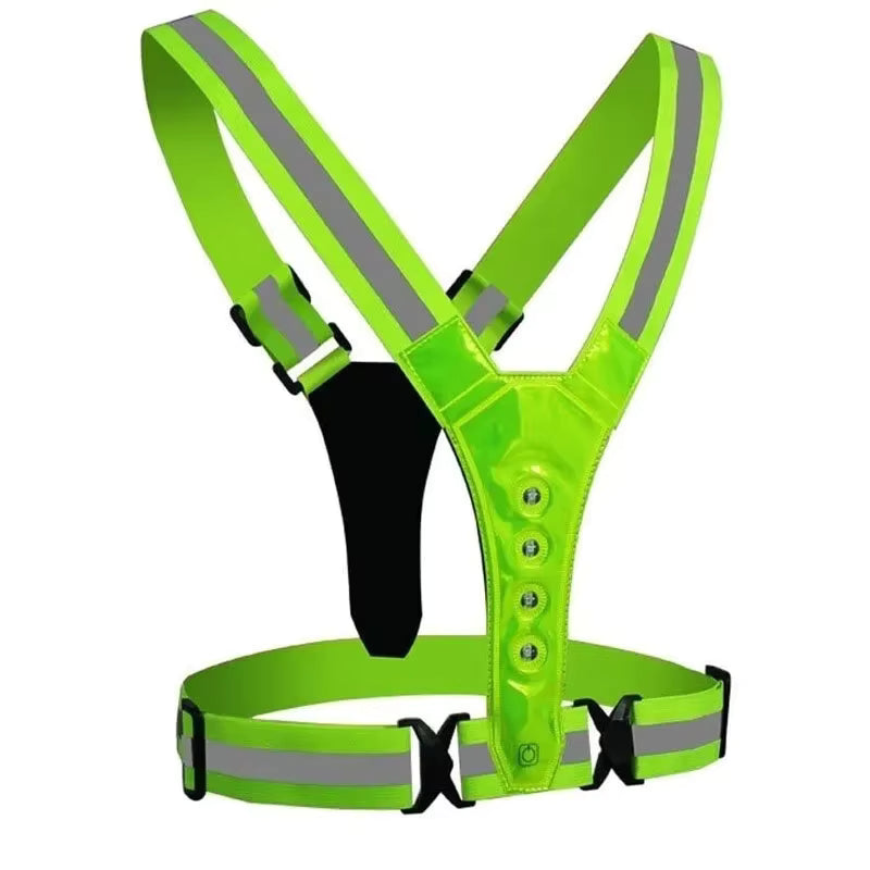 Running Vest with Lights, Reflective Running Gilet for Cycling and Walking – image 13