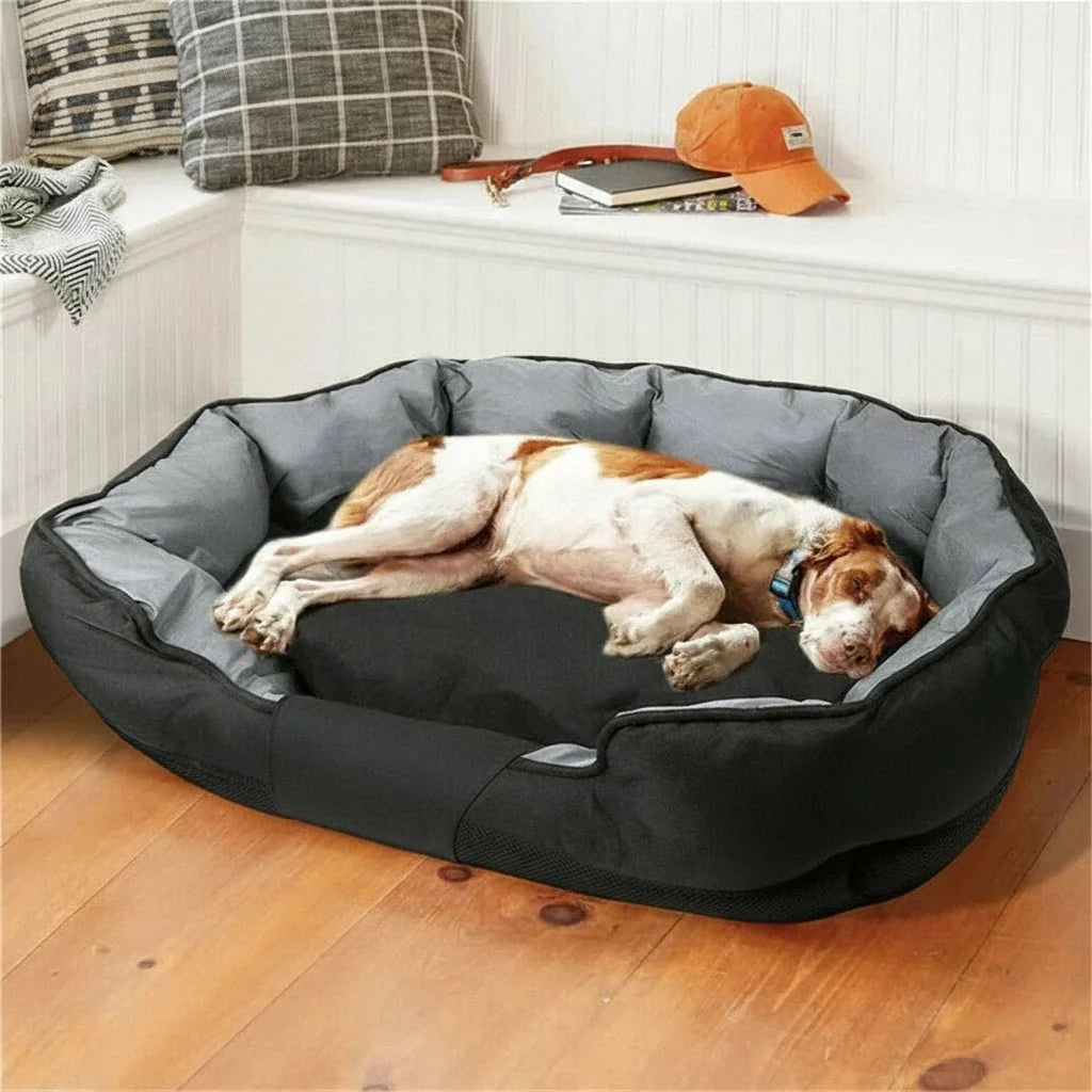 Dog Beds, Orthopaedic Memory Foam Dog Bed for Large Dogs, Washable Dog Basket, Pet Bed with Removable Cover