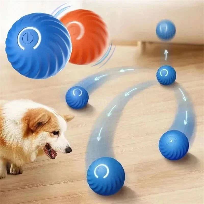Interactive Dog Balls, Rechargeable Moving Dog Toy for Puppies, Puppy Toys, Automatic Bouncing Dog Ball
